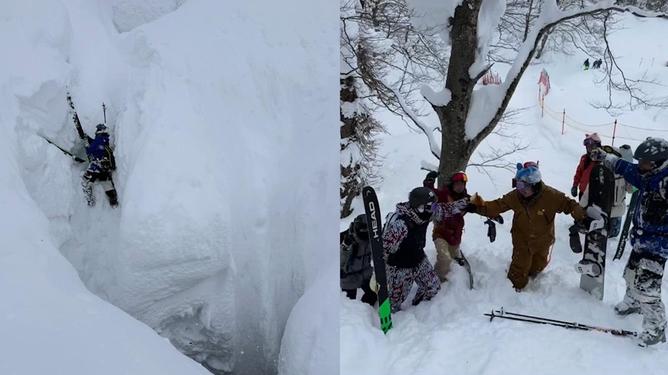 雪友日本滑雪英勇救援天津大哥，一段跨越千里的暖心故事